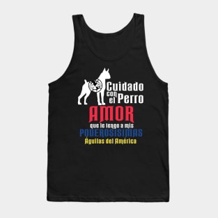 Cuidado con el Perro Amor Tank Top